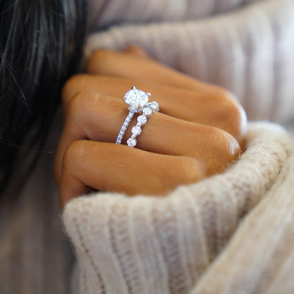 Princess-Cut-Diamond-Engagement-Rings-Capturing-Love-s-Timeless-Sparkle THEDIAMONDSTORE