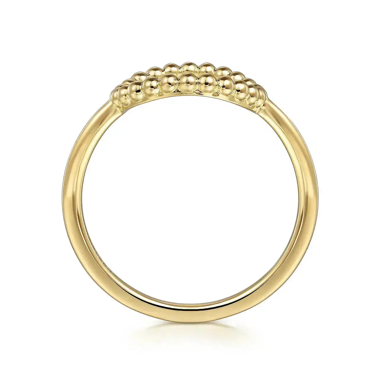 14K Yellow Plain Gold Bujukan Open Circle Ladies Ring by THEDIAMONDSTORE | The Diamond Store Las Vegas