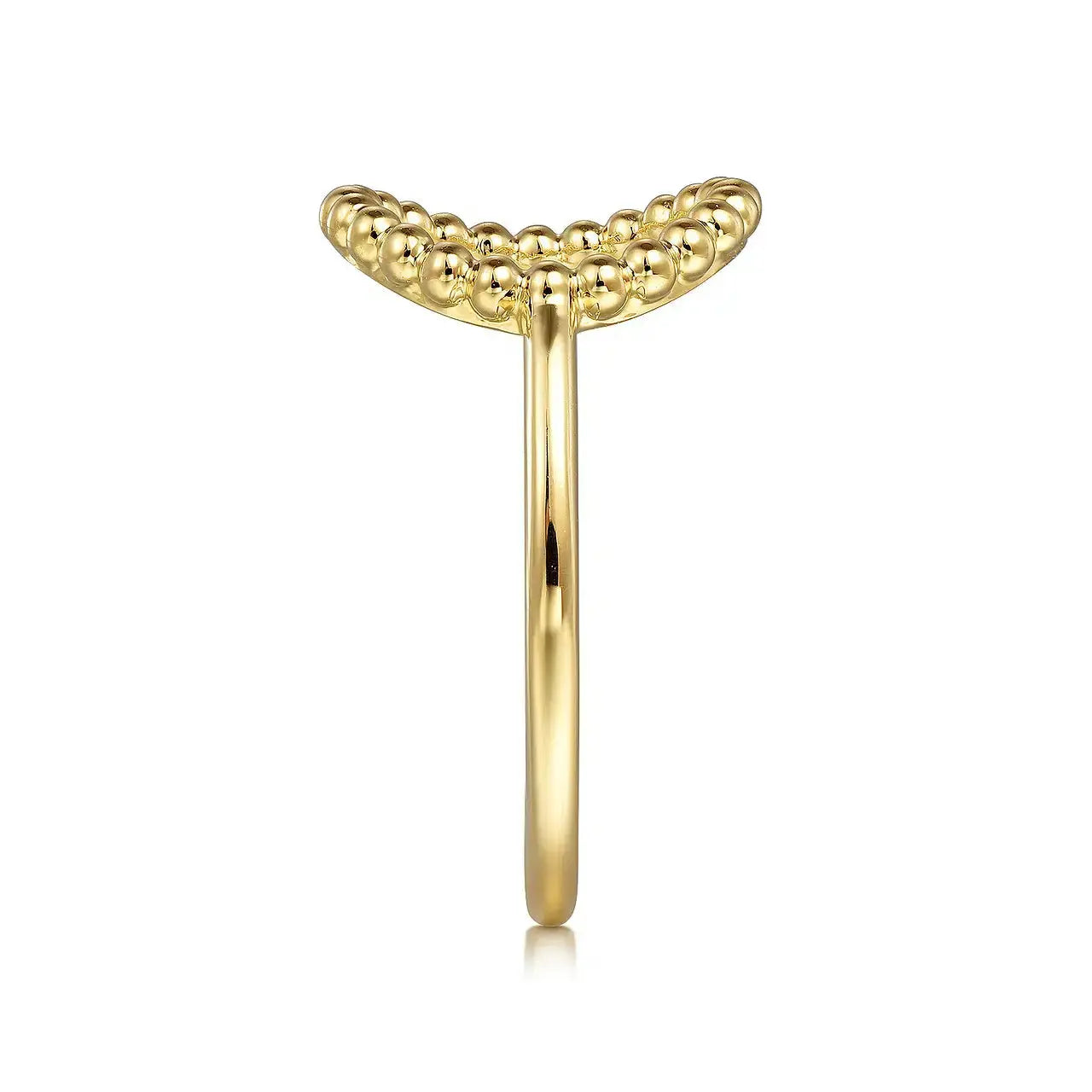 14K Yellow Plain Gold Bujukan Open Circle Ladies Ring by THEDIAMONDSTORE | The Diamond Store Las Vegas