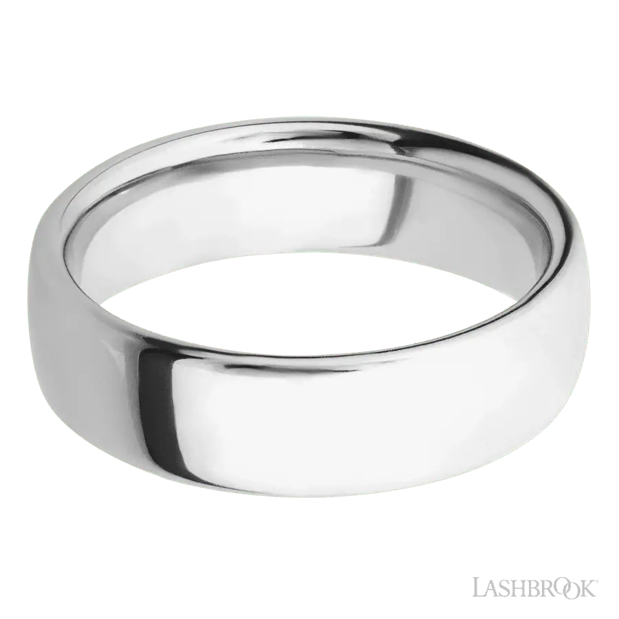 7 mm wide Ultra Comfort (our most comfortable profile) 14K White Gold band.