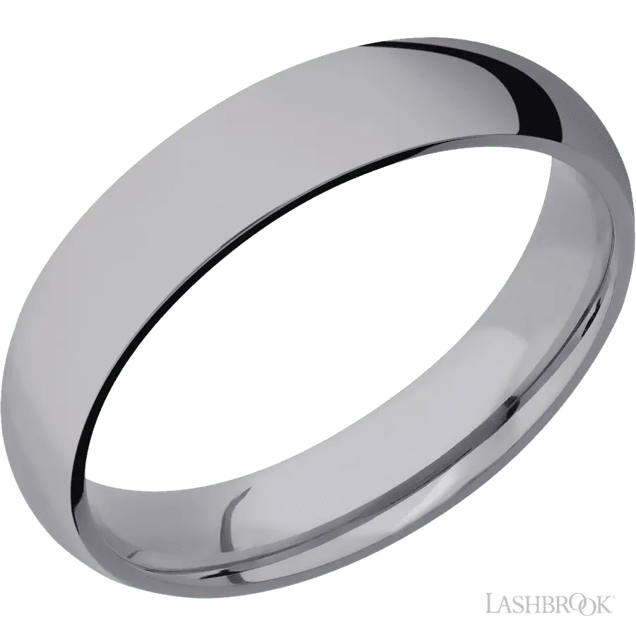 5 mm wide Domed Tantalum band.