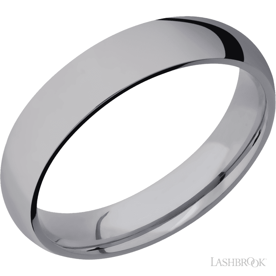 5 mm wide Domed Tantalum band. in Tantalum by Lashbrook | The Diamond Store Las Vegas