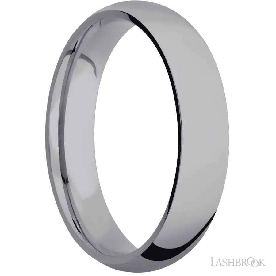 5 mm wide Domed Tantalum band.