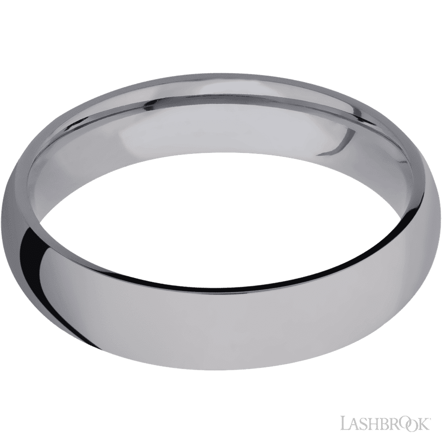 5 mm wide Domed Tantalum band.