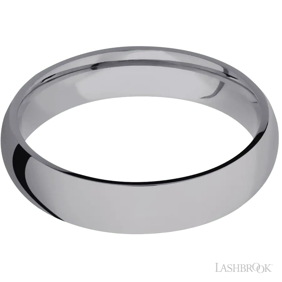 5 mm wide Domed Tantalum band.