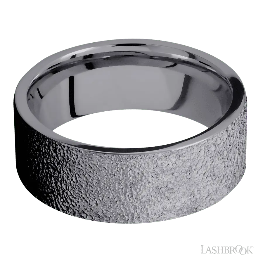 8 mm wide Flat Tantalum band.