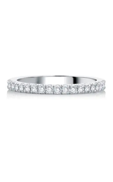 A.JAFFE Anniversary Eternity Ring in 18K White Gold by A.Jaffe | The Diamond Store Las Vegas