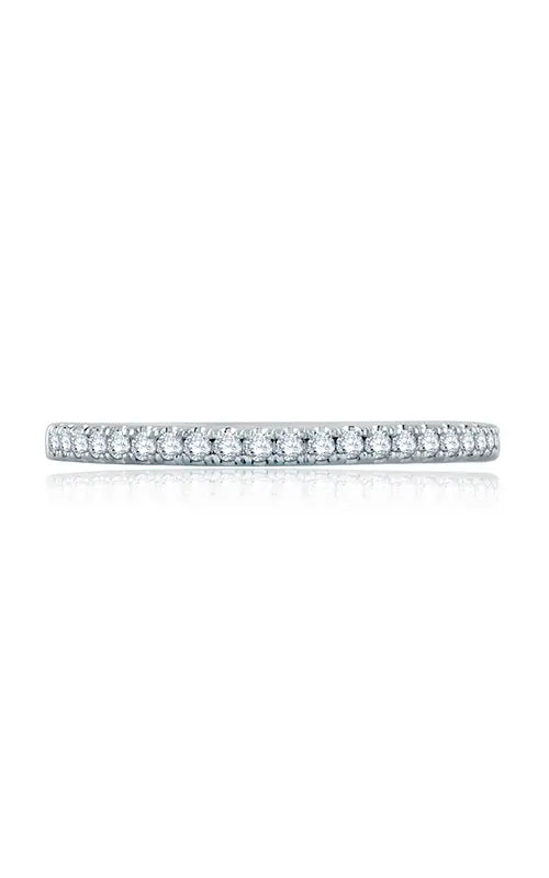 A.JAFFE Classics Wedding Band in 18K White Gold by A.Jaffe | The Diamond Store Las Vegas