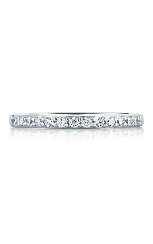 A.JAFFE Classics Wedding Band in 14K White Gold by A.Jaffe | The Diamond Store Las Vegas