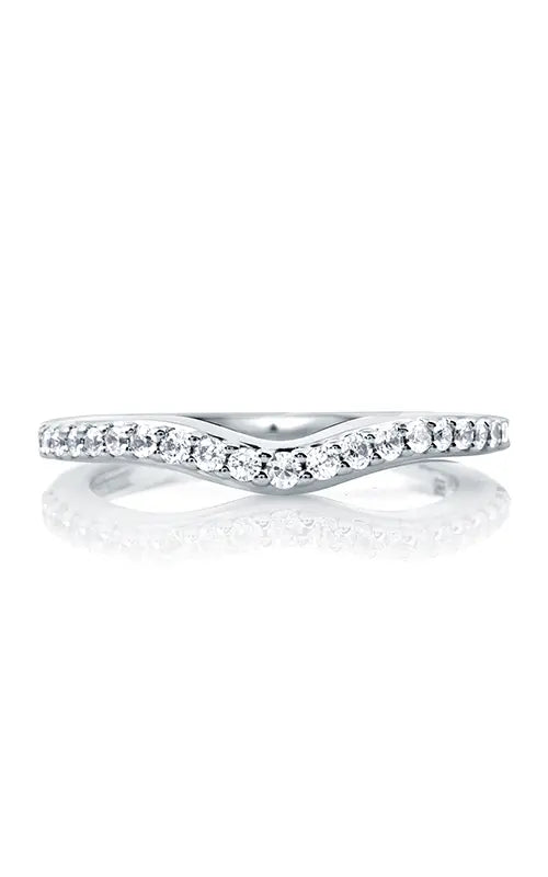 A.JAFFE Seasons of Love Wedding Band in 14K White Gold by A.Jaffe | The Diamond Store Las Vegas