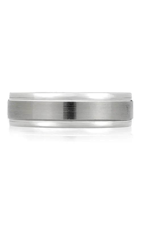 A.Jaffe Plain Wedding Band in 14K White Gold by A.Jaffe | The Diamond Store Las Vegas