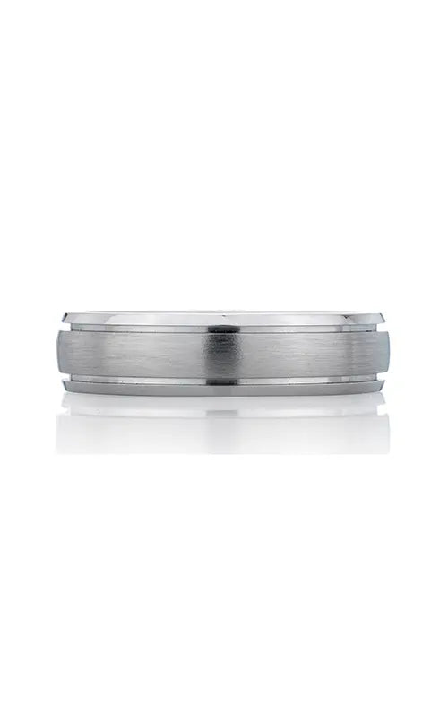 A.Jaffe Plain Wedding Band in 18K White Gold by A.Jaffe | The Diamond Store Las Vegas