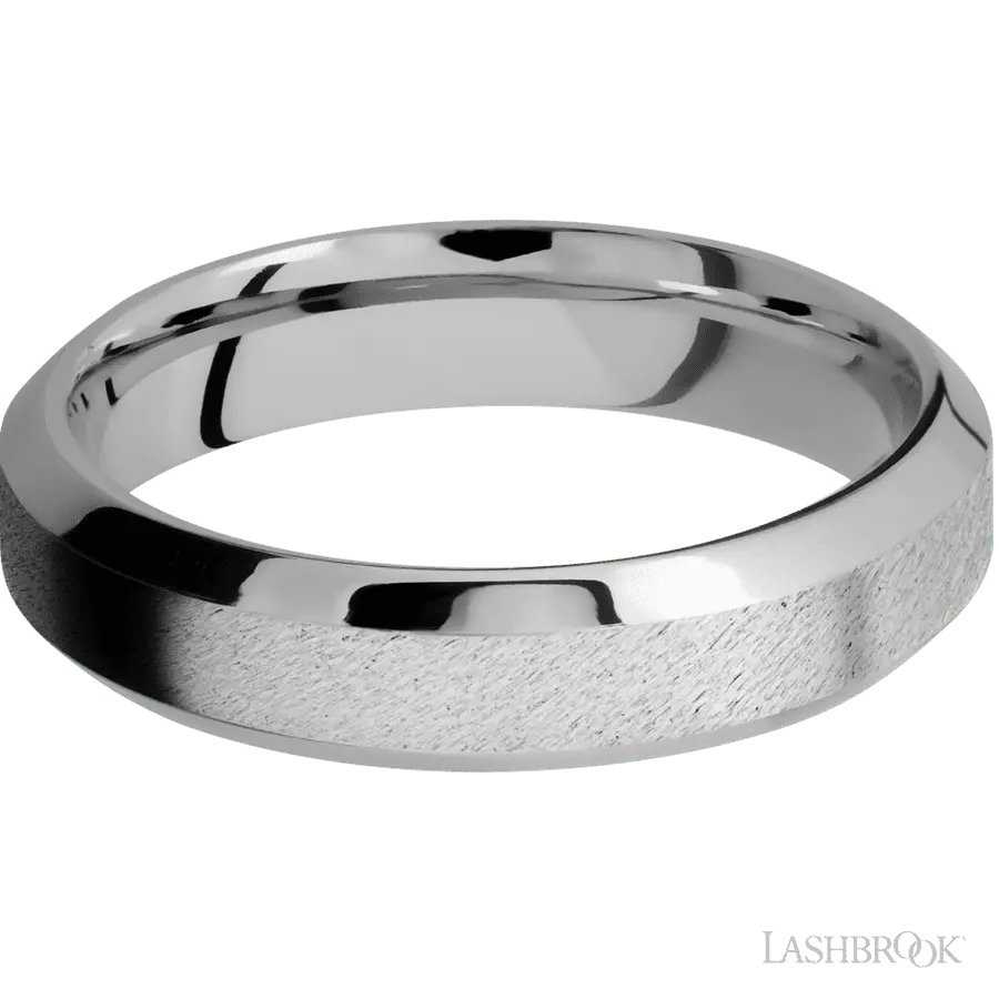 5 mm wide High Bevel Cobalt Chrome band.