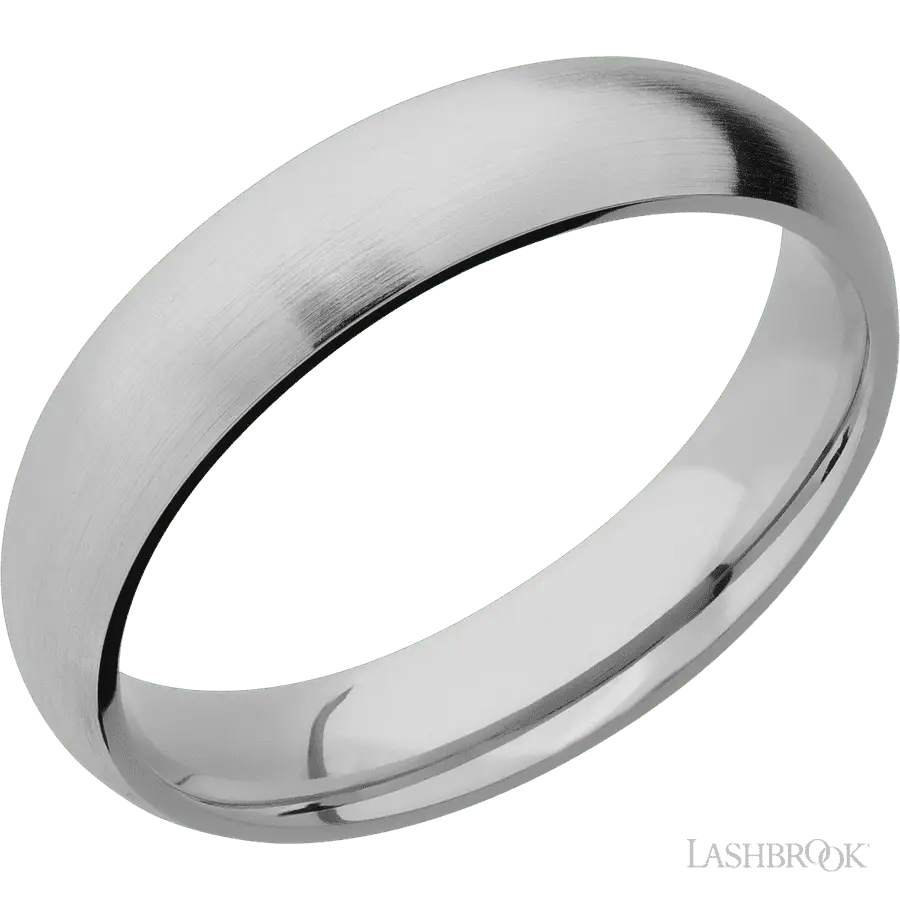 5 mm wide Domed Titanium band. in Titanium by Lashbrook | The Diamond Store Las Vegas