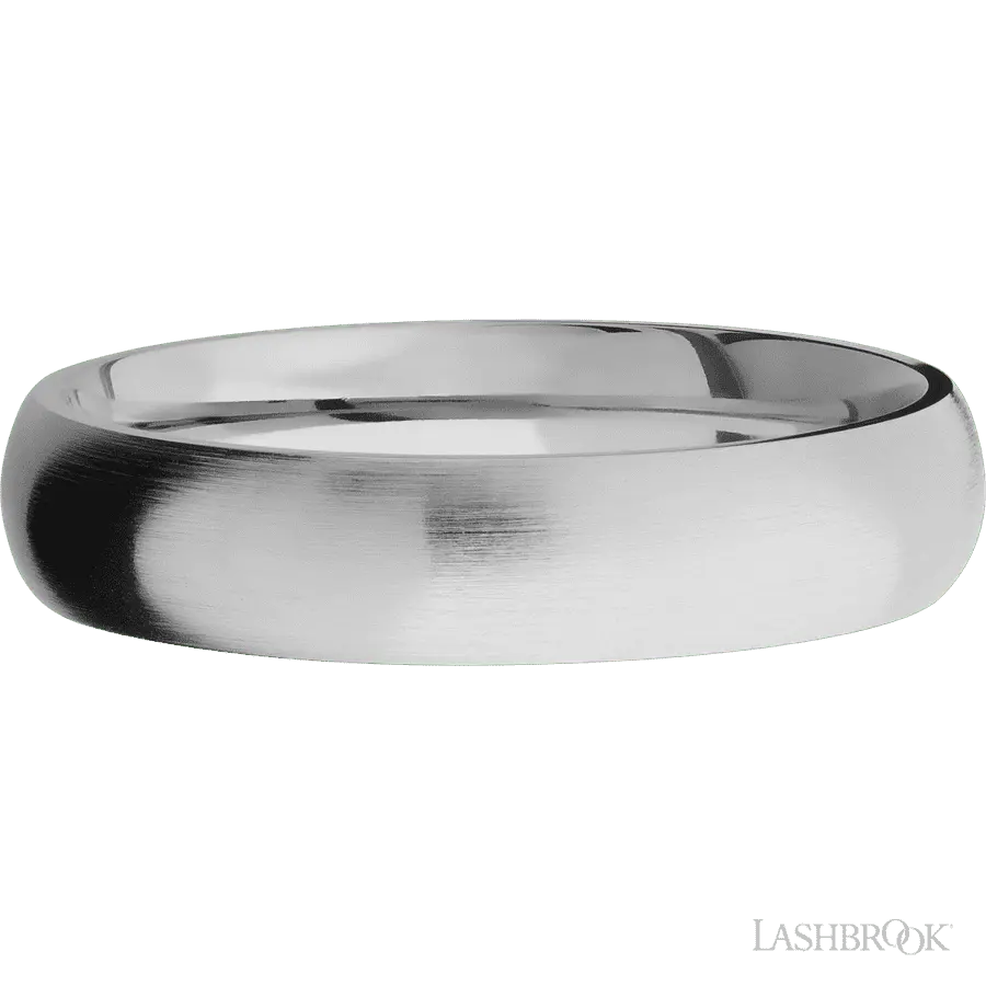 5 mm wide Domed Titanium band.