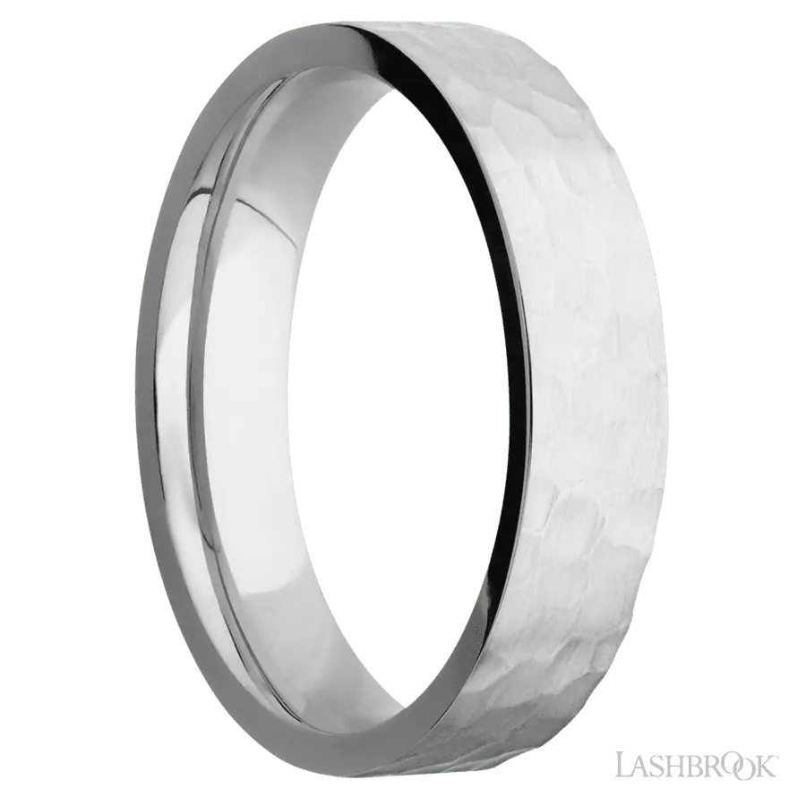 5 mm wide Flat Cobalt Chrome band.