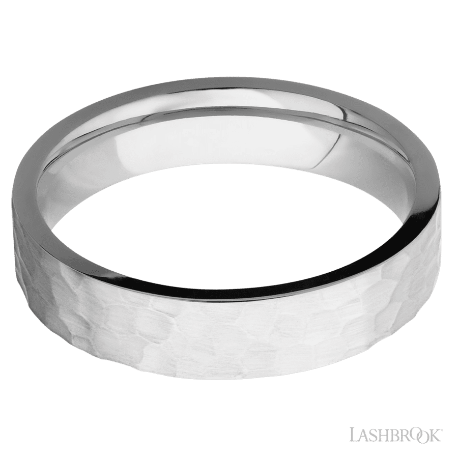 5 mm wide Flat Cobalt Chrome band.