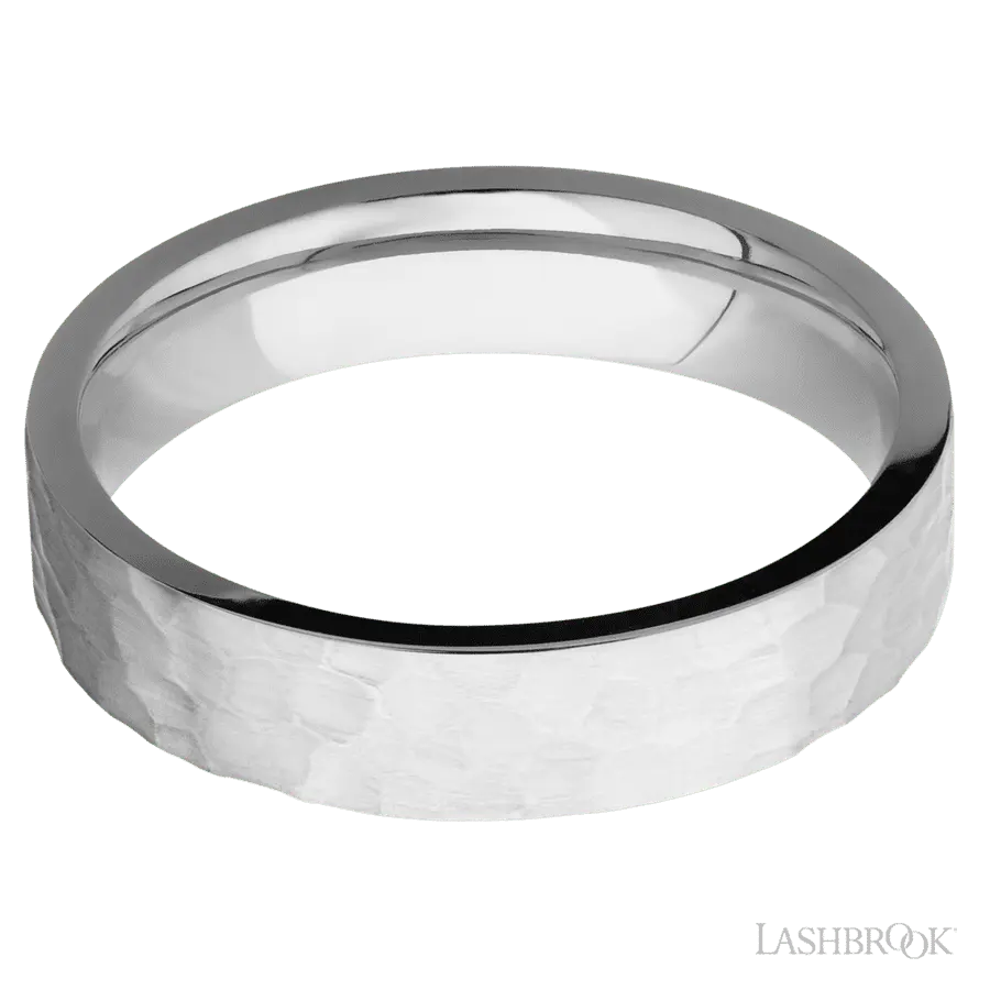 5 mm wide Flat Cobalt Chrome band.