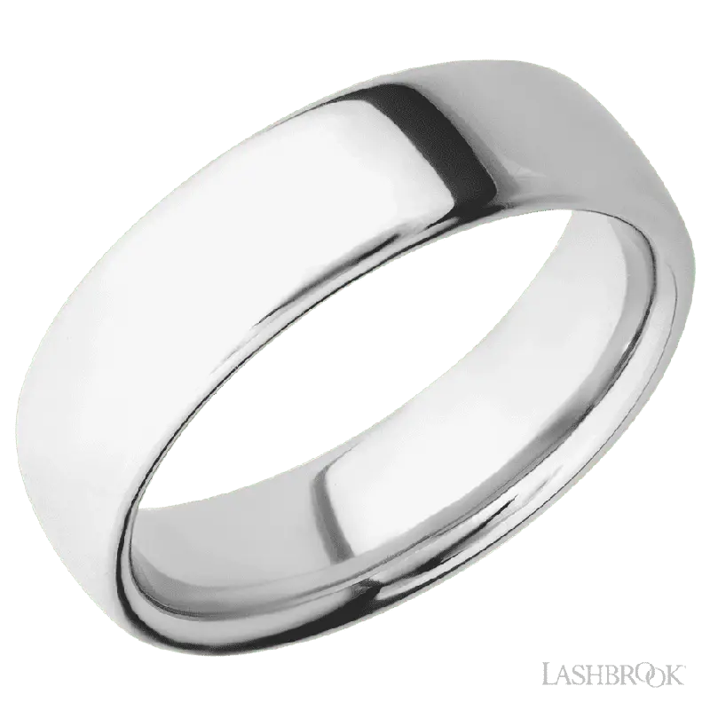 7 mm wide Ultra Comfort (our most comfortable profile) 14K White Gold band.