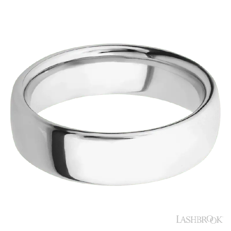 7 mm wide Ultra Comfort (our most comfortable profile) 14K White Gold band.
