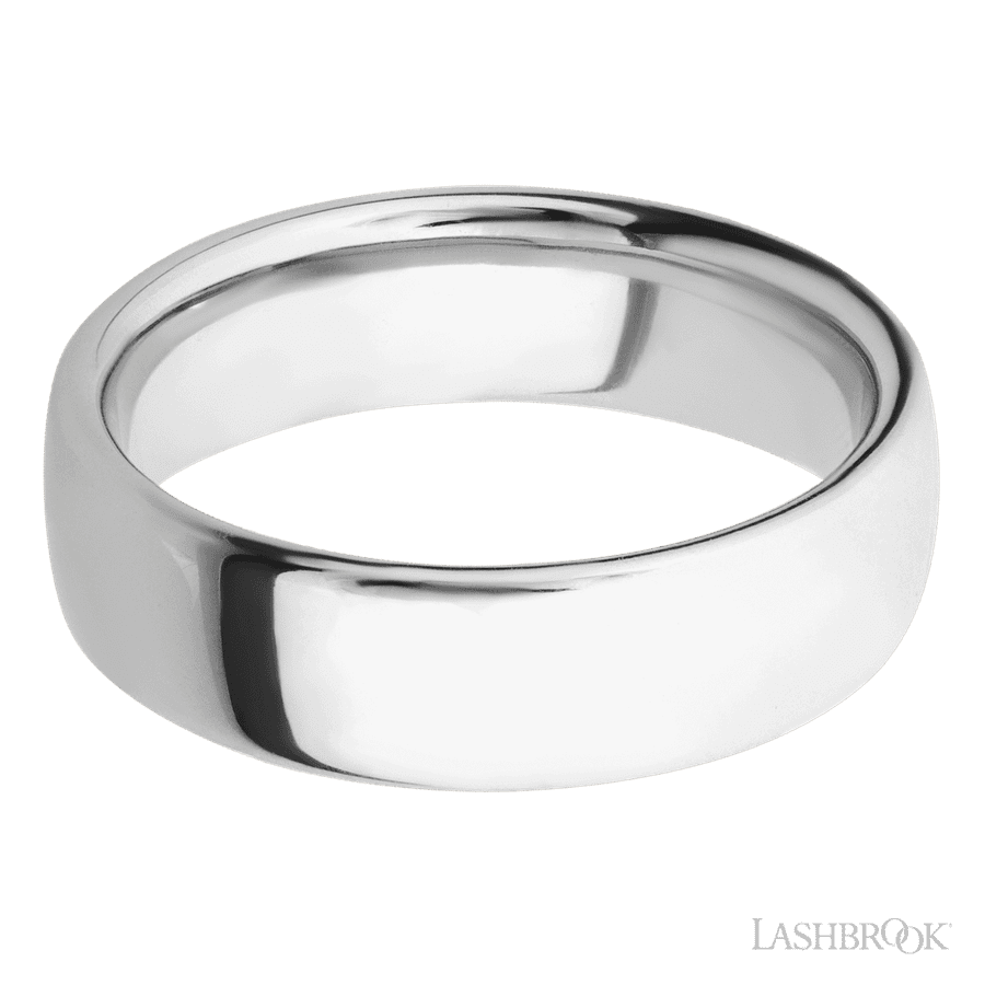 7 mm wide Ultra Comfort (our most comfortable profile) 14K White Gold band.