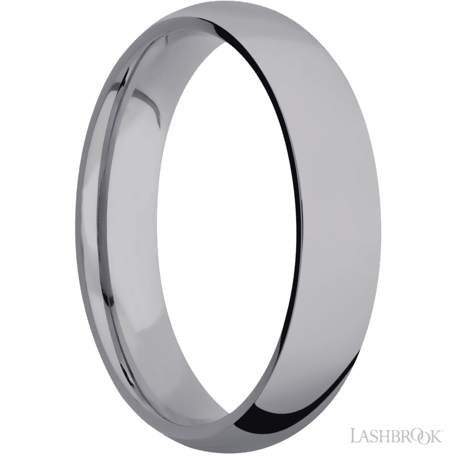 5 mm wide Domed Tantalum band.