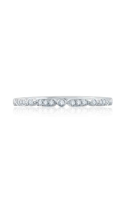 A.JAFFE Art Deco Wedding Band WR1056/09