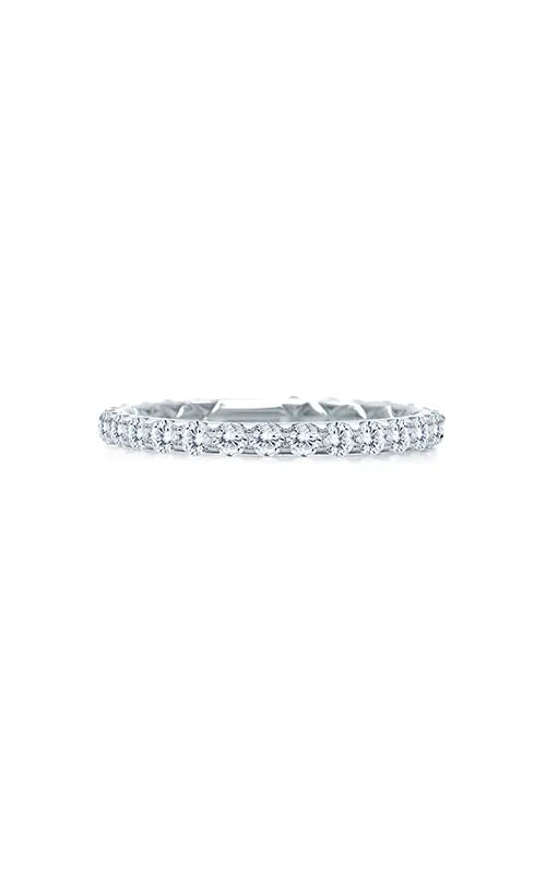 A.JAFFE Classics Wedding Band in 18K White Gold by A.Jaffe | The Diamond Store Las Vegas