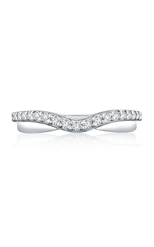 A.JAFFE Seasons of Love Wedding Band in 14K White Gold by A.Jaffe | The Diamond Store Las Vegas