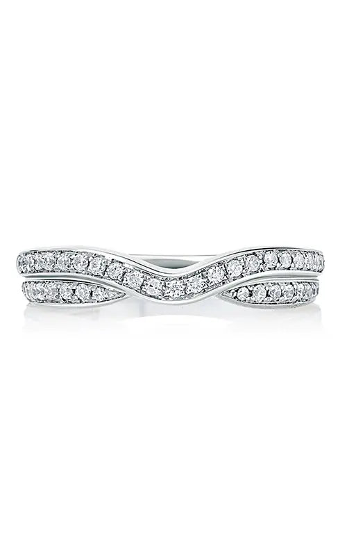 A.JAFFE Seasons of Love Wedding Band in 14K White Gold by A.Jaffe | The Diamond Store Las Vegas