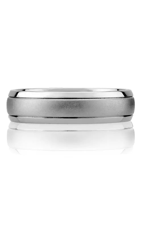 A.Jaffe Plain Wedding Band in 14K White Gold by A.Jaffe | The Diamond Store Las Vegas