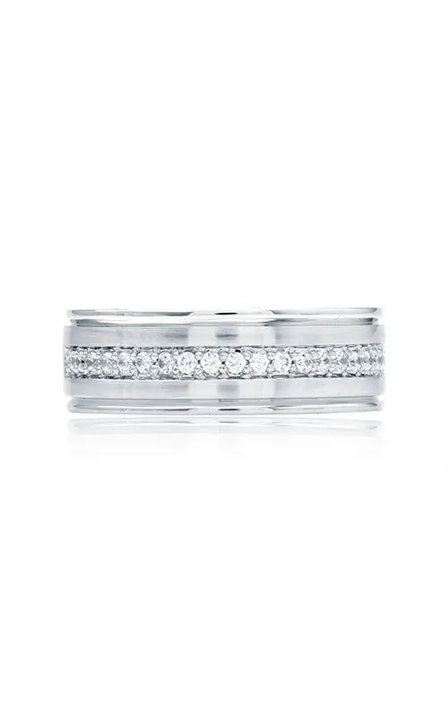 A.Jaffe Diamond Wedding Band in 18K White Gold by A.Jaffe | The Diamond Store Las Vegas