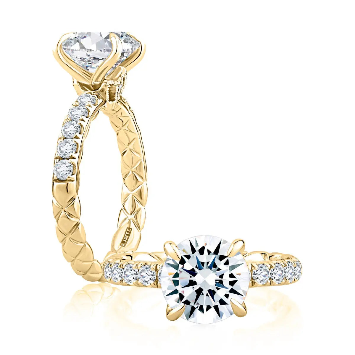 Highborn Round Diamond Engagement Ring<br><span style="font-size:15px;">Style: MECRD2504Q/296</span>