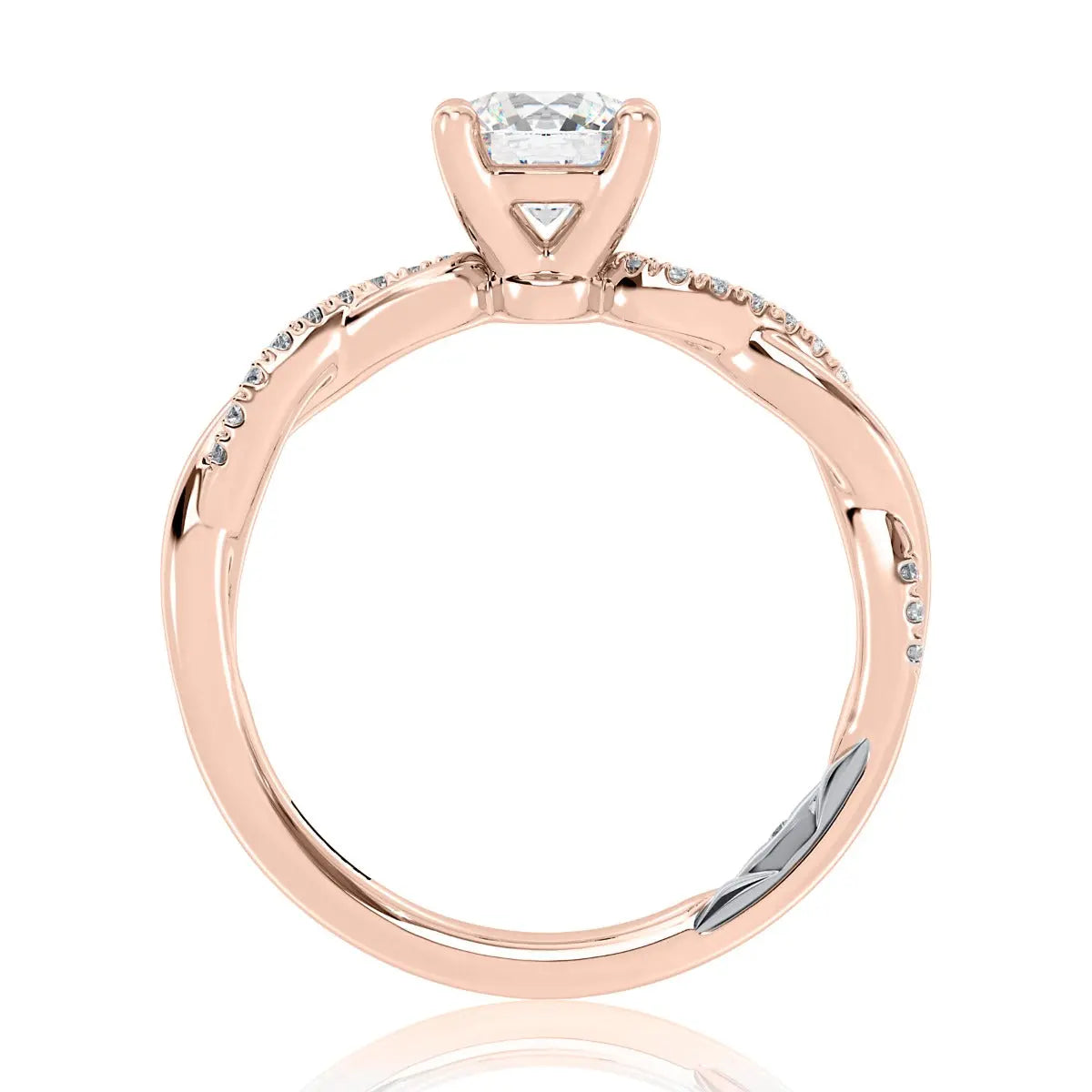 Alternating Row Diamond Wedding Band<br><span style="font-size:15px;">Style: MECRD2544/210</span>