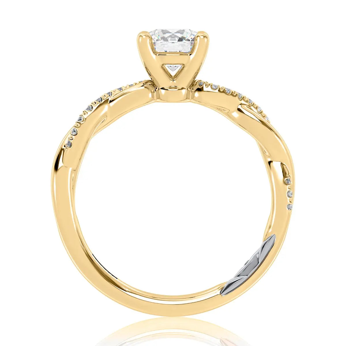 Alternating Row Diamond Wedding Band<br><span style="font-size:15px;">Style: MECRD2544/210</span>
